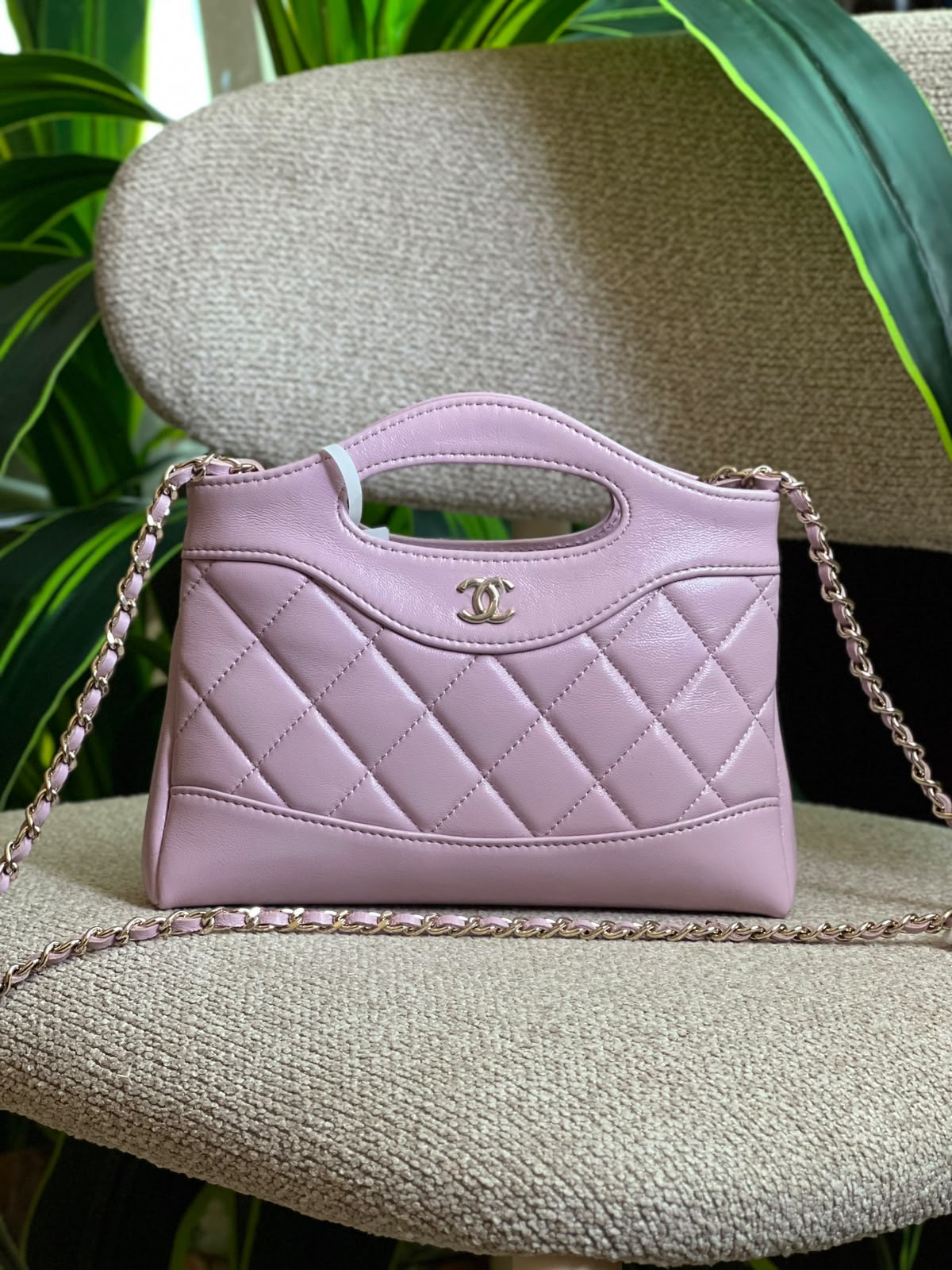 Chanel Pink Quilted Master Copy Handbag