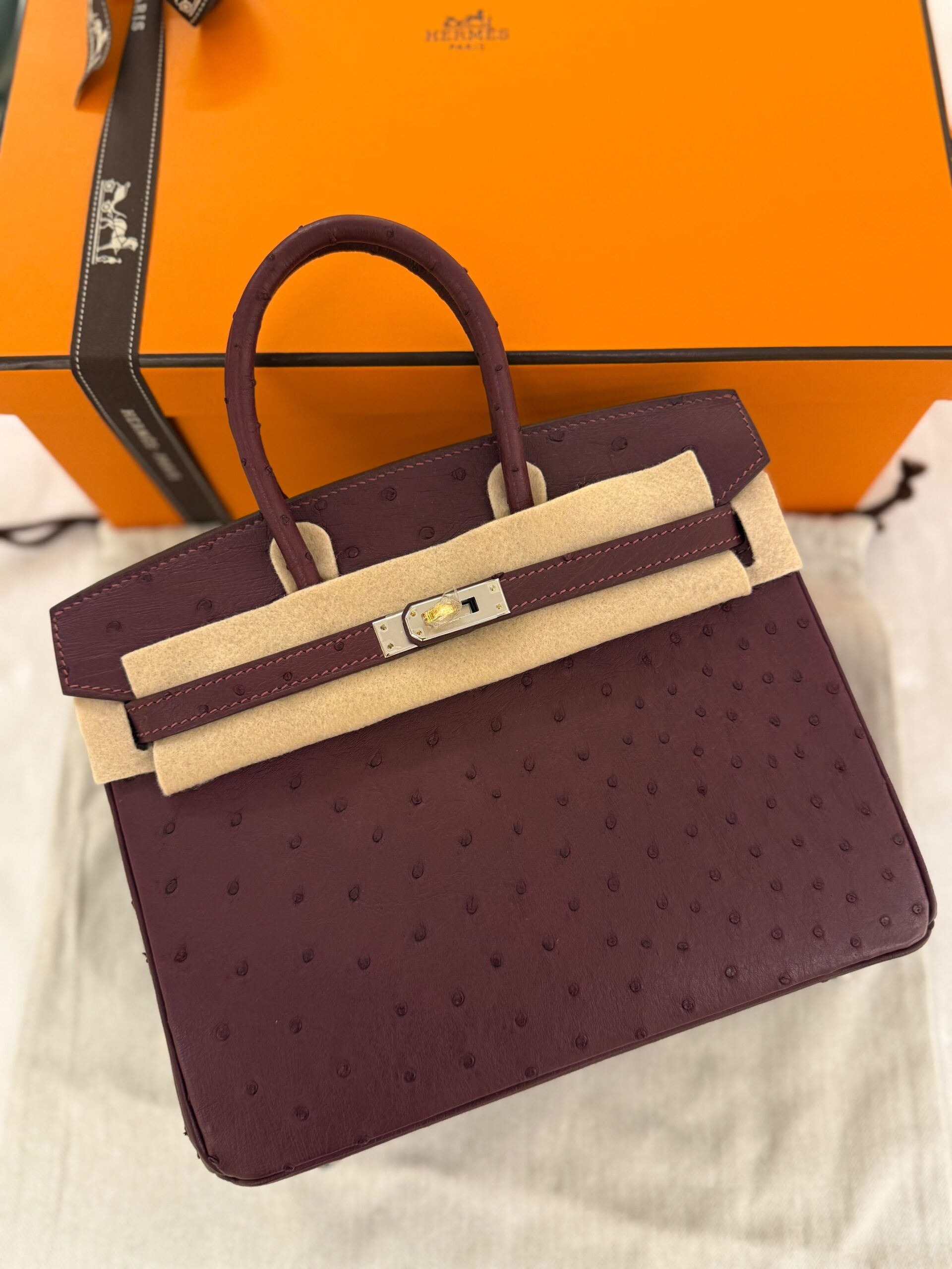 Hermès Birkin Burgundy Ostrich Master Copy Bag