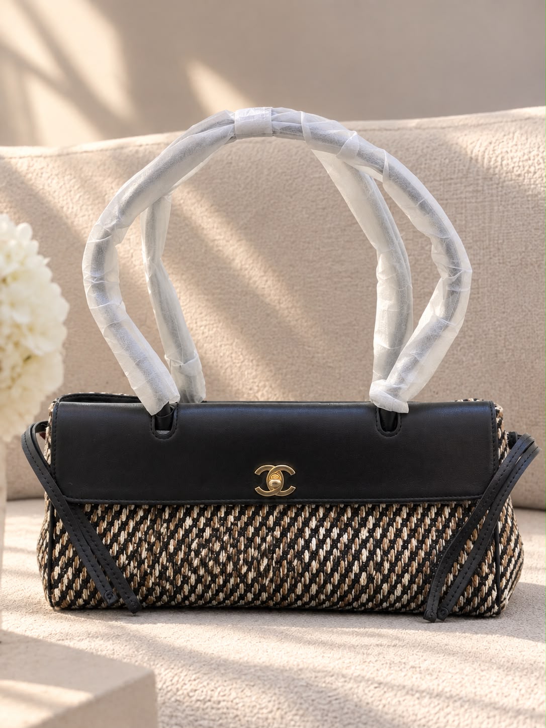 Chanel Raffia Bag Master Copy Dubai