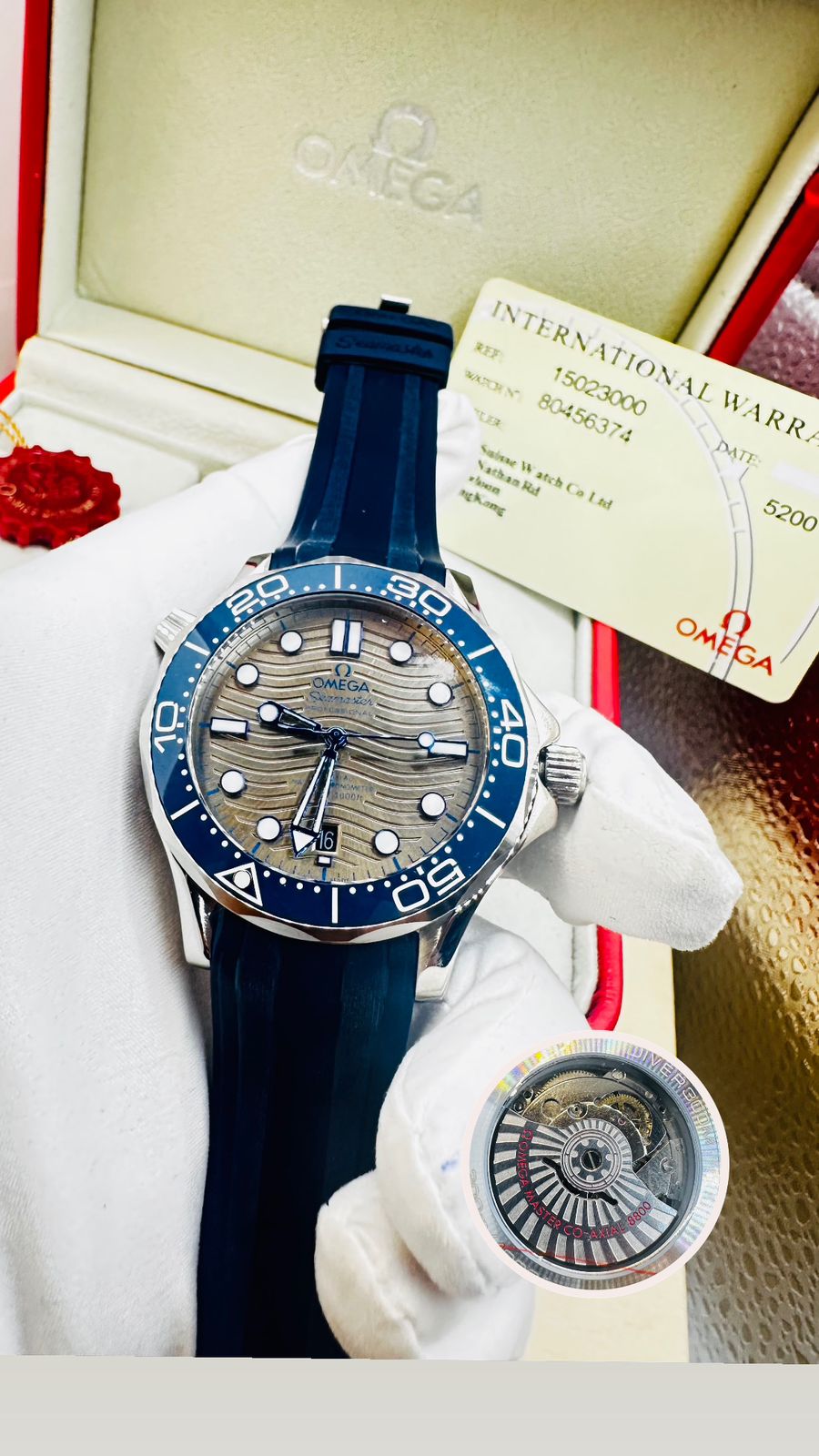 Omega Seamaster Blue Master Copy Watch