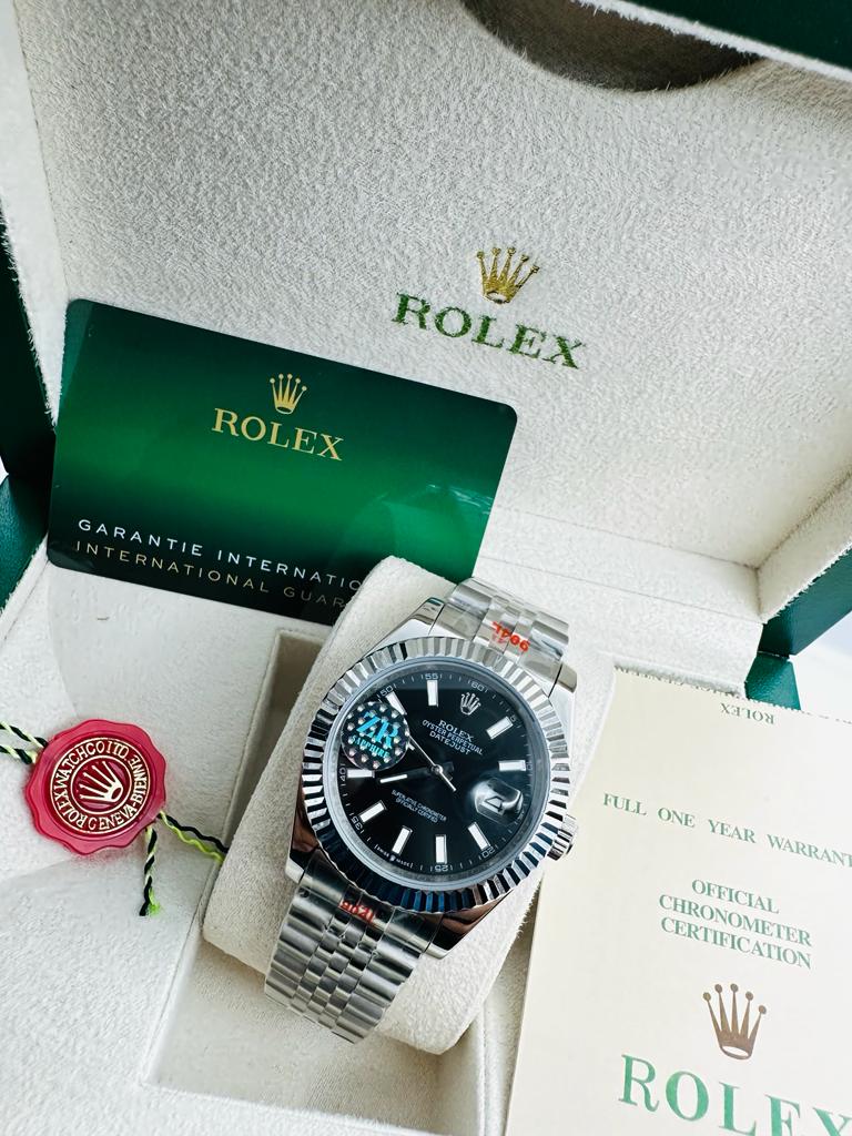 Rolex Datejust Black First Copy Watch