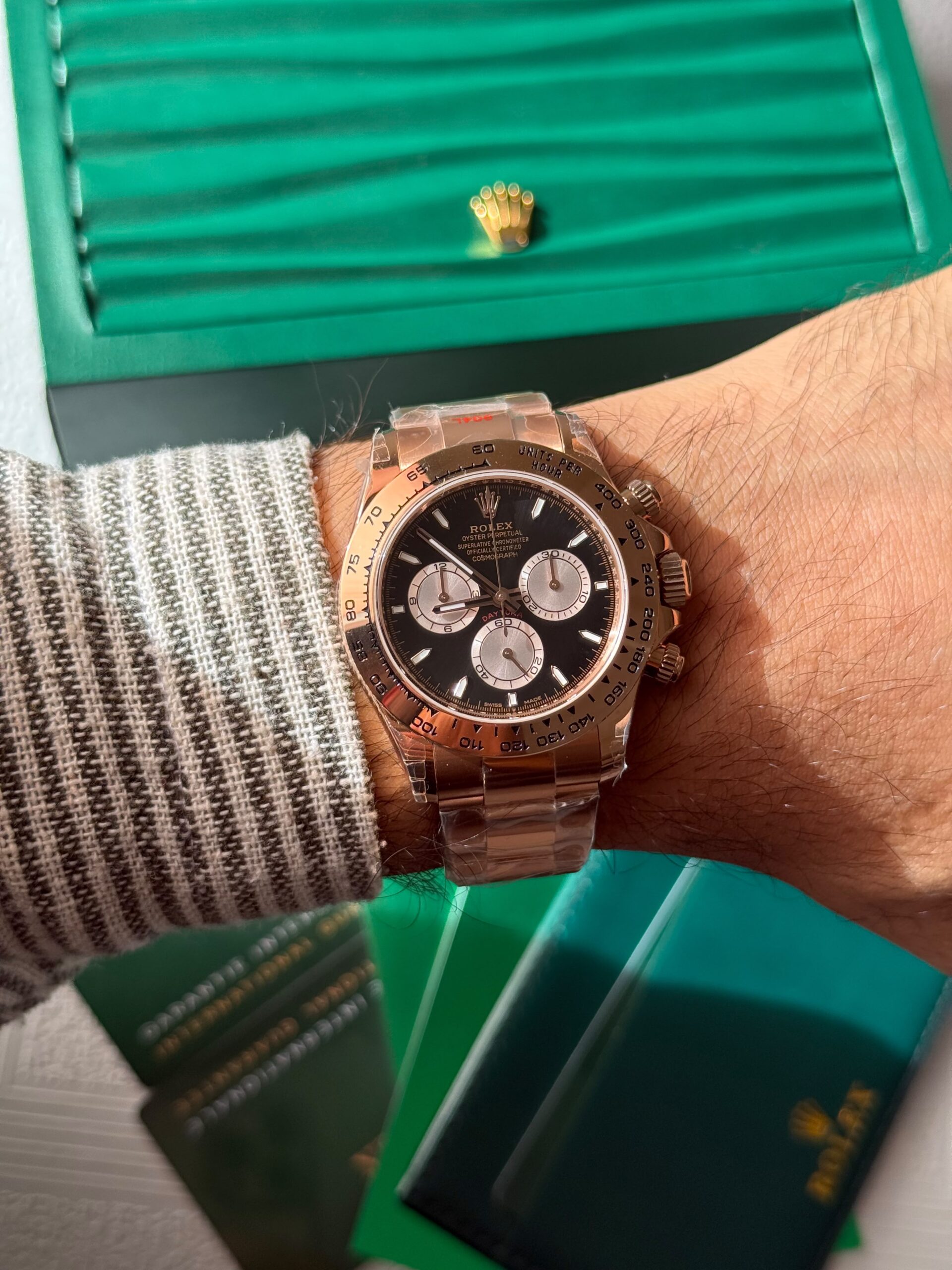 Rolex Daytona Rose Gold Master Copy