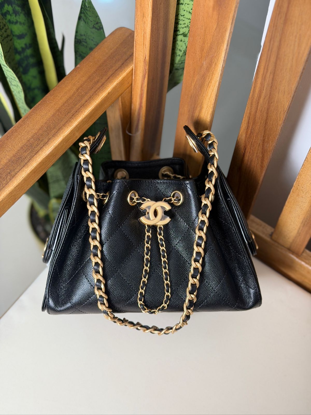 Chanel Drawstring Bag